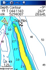 example de cartographie bluechart