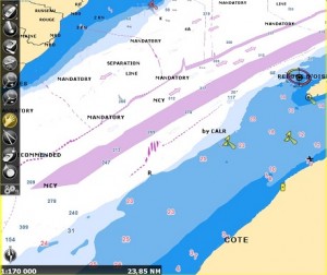 carte marine du St-Laurent