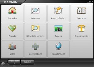 Garmin Mobile PC rechercher