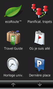 StreetPilot application sur Android