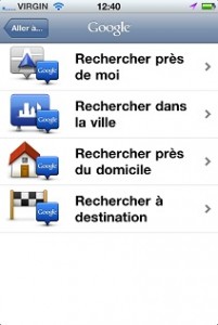 TomTom - recherche locale